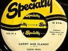 * LLOYD PRICE Lawdy Miss Clawdy/Mailman Blues RARE ORIG R&B Specialty 45 HEAR