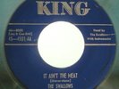 * SWALLOWS It Ain't the Meat  RARE DOO-WOP JUMP BLUES King Blue Wax 45 HEAR