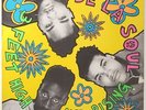 De La Soul - 3 Feel High And Rising LP - Tommy Boy - Rap VG++ PROMO