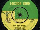 Stranger Cole Baba Brooks Band - You Took My Love UK Doctor Bird 7