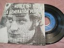 rare 45t ep pochette papier reed  johnny hallyday noir c est noir