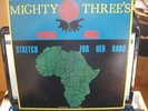 MIGHTY THREE'S/AFRICA SHALL STRETCH FORHER HAND/JAPAN APRIL PROMO LP