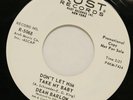 DEAN BARLOW don’t let him take my baby 45 RUST -- northern soul promo -- NM