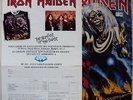 IRON MAIDEN LP THE NUMBER OF THE BEAST ORIG. FRENCH IN SHRINK PROMO INSERT