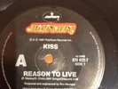 Kiss Reason To Live/Thief In The Night Australian 7 inch Single 45