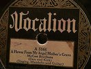 SAM & KIRK MCGEE BROS & TODD VOCALION 5166 COUNTRY 78 RPM RECORD E-