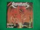 SEPULTURA - Morbid Visions ( Brazil metal band ), korea vinyl lp NM (punch hole)