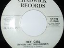 northern soul THE TOPICS HEY GIRL(WHERE ARE YOU GOING) CHADWICK USA ORIGINAL 45