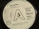 Raw Material 45 ,,,,Ride on pony / Religion )) RCA NEON UK 7 PROMO 