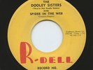 HEAR - Rare Popcorn 45 - Dooley Sisters - Spider In The Web - R-Dell # 19