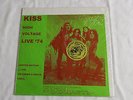KISS High voltage Live '74 RARE OOP LTD EDITION LP GREEN & WHITE vinyl - Sealed