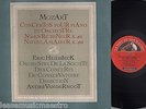 HEIDSIECK mozart concerto RARE FRENCH VOIX DE SON MAITRE ASDF 186 LP 33T