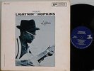 The Blues Of Lightnin' Hopkins Lightnin' Bluesville Mono RVG VG+