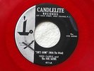 FRED PARRIS & FIVE SATINS SHE'S GONE RED WAX CANDLELITE RARE  SOUL  DOO WOP 45