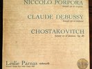 Debussy, Shostakovich: Cello Sonatas - Parnas, Ringeissen - Pathe ASTX 123 st fr