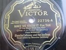78 RPM RECORD VICTOR 22736 BLANCHE CALLOWAY & HER JOY BOYS/MCKINNEY'S