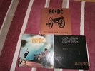 AC/DC Albums Vinyl LPs Let there be Rock, Back in Black, For Those About to Rock