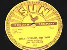 SUN 270 78 rpm  Jim Williams  