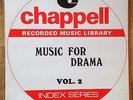 Chappell - Music For Drama Vol.2 LP Roger Webb Spy Drama 