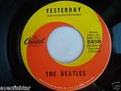 THE BEATLES Yesterday STONE MINT UNPLAYED 1965 STOCK COPY 45 ORIGINAL SLEEVE