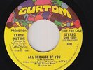 70s Soul 45 - Leroy Hutson - All Because Of You - Curtom - mp3 - promo