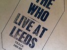 THE WHO LIVE AT LEEDS VINYL 1ST UK PRESS BLACK TEXT EX COMPLETE ALL INSERTS 1/1