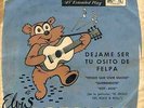 Elvis CHILE ONLY Osito De Felpa 1957 CME-123 PS EP WOW