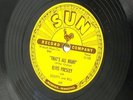 ELVIS PRESLEY THAT'S ALL RIGHT BW BLUE MOON OF KENTUCKY SUN 209 78