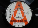COLIN GIFFIN:CHANGES IN OUR TIME/WHEN I WAS SO YOUNG - 1970 DEMO  EX+ NEAR MINT