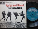 THE BEATLES EP MADE IN SOUTH AFRICA 45 PS 7 JGEP 8882 MONO * TWIST AND SHOUT *