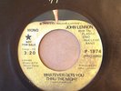 John Lennon 'Whatever Gets You Thru The Night' Promo Apple Label Single, Beatles