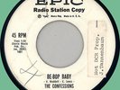 CONFESSIONS Be-Bop Baby / Before You Change Your Mind 45rpm Epic 1961