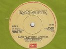 IRON MAIDEN-Can I Play With Madness RARE Irish Pressing 7