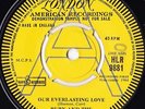 RUBY & THE ROMANTICS 45: OUR EVERLASTING LOVE/MUCH BETTER.. UK LONDON PROMO 1964