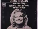 JOAN REGAN: Don't Talk To Me About Love / I'm No Toy 45 (dj, PS, sl wear) rare