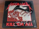 Metallica Kill Em All signed LP record Cliff
