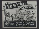 Set of 8 Matted and Framed Caricatures of Members of the Lu Watters Jazz Band
