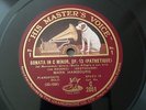 Beethoven Sonata Pathetique Mark Hambourg HMV 78rpm x2