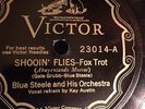 HOT JAZZ BLUE STEELE Victor 23014 SHOOIN' FLIES. Big, booming sound  HOT SOLOS