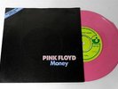 PINK FLOYD   MONEY   PINK VINYL, PROMO MISS CUT  45 RECORD HARVEST  EX