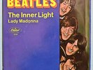 The BEATLES 45 Lady Madonna CAPITOL 2138 VG+ W/PS 1968 ORIGINAL W/Fan Club Flyer