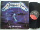 METALLICA Ride The LightningUS LP ELEKTRA MEGA FORCE MASTERDISK NM