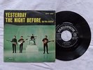BEATLES: YESTERDAY / THE NIGHT BEFORE dal film AIUTO - parlophon qmsp 16384
