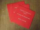 ROLF LOOSER BACH 6 CELLO SUITES SWISS ONLY COMPL 3 LP SET ED 3 MINT RARE LIM 300