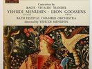 ASD 500 W/g orig MENUHIN - BACH, VIVALDI, HAENDEL concertos HMV LP EX++