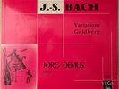 Very rare : BACH - Jorg Demus - Goldberg variations - Vega c30a5