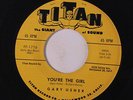 GARY USHER: You're The Girl / Driven Insane 45 rare Oldies
