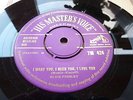 Elvis Presley I Want You I Need You GOLD HMV 7M 424 Excellent Super audio