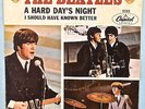 The BEATLES 45 Hard Days Night CAPITOL 5222  W/PS 1964 ORIGINAL