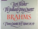 UK ED.1 COLUMBIA SAX 2541 S/C BRAHMS FLEISHER JUILLIARD QUARTET PIANO QUINTET NM